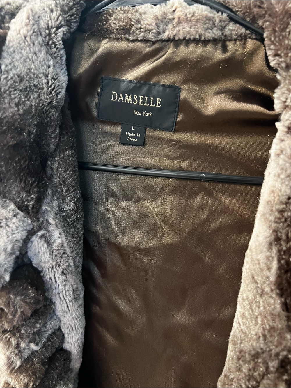 Brown Faux Fur Ruffle Jacket - Picture 3 of 7